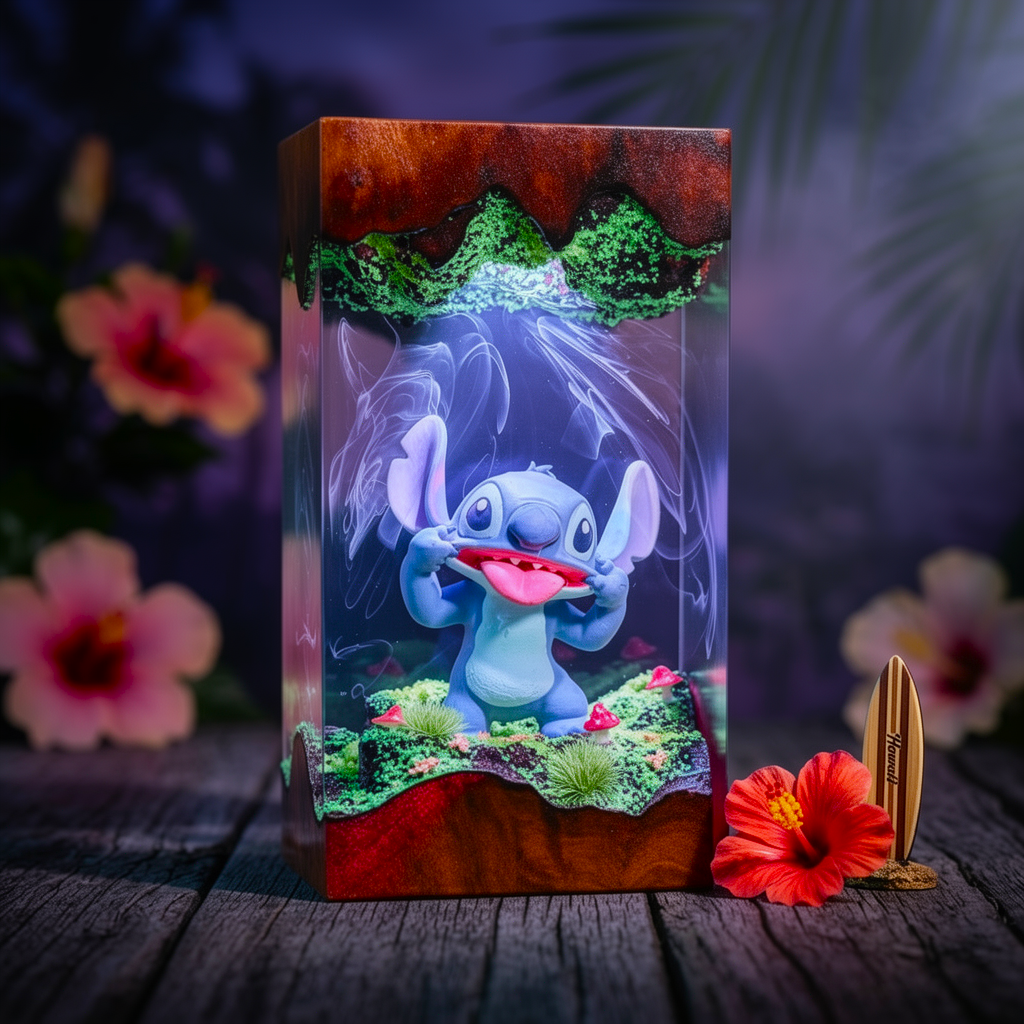 Lily's Art™ - 3D LED Resin Lamp